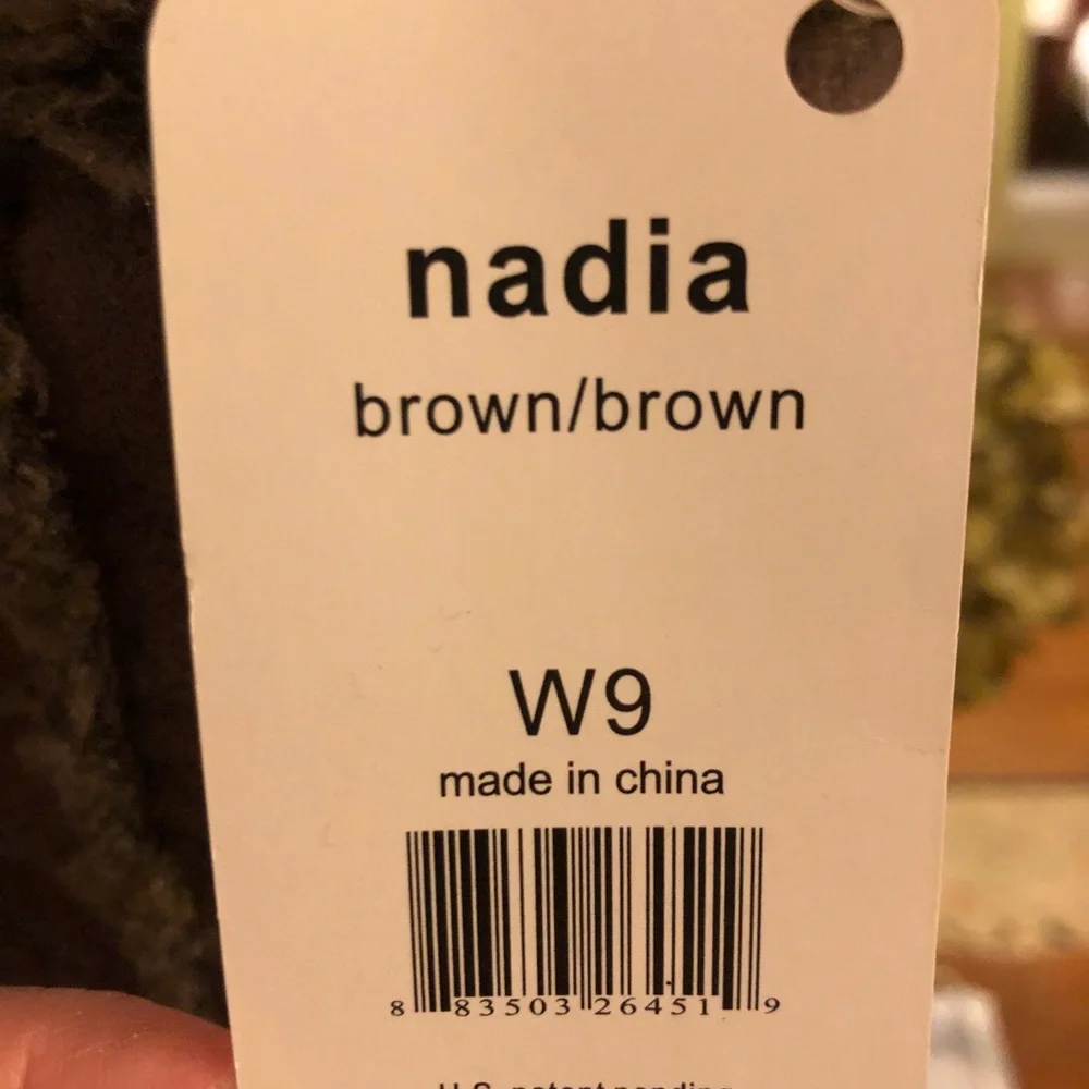 CROCS Dark Brown Fuzzy Lined Boots - Picture 8 of 8